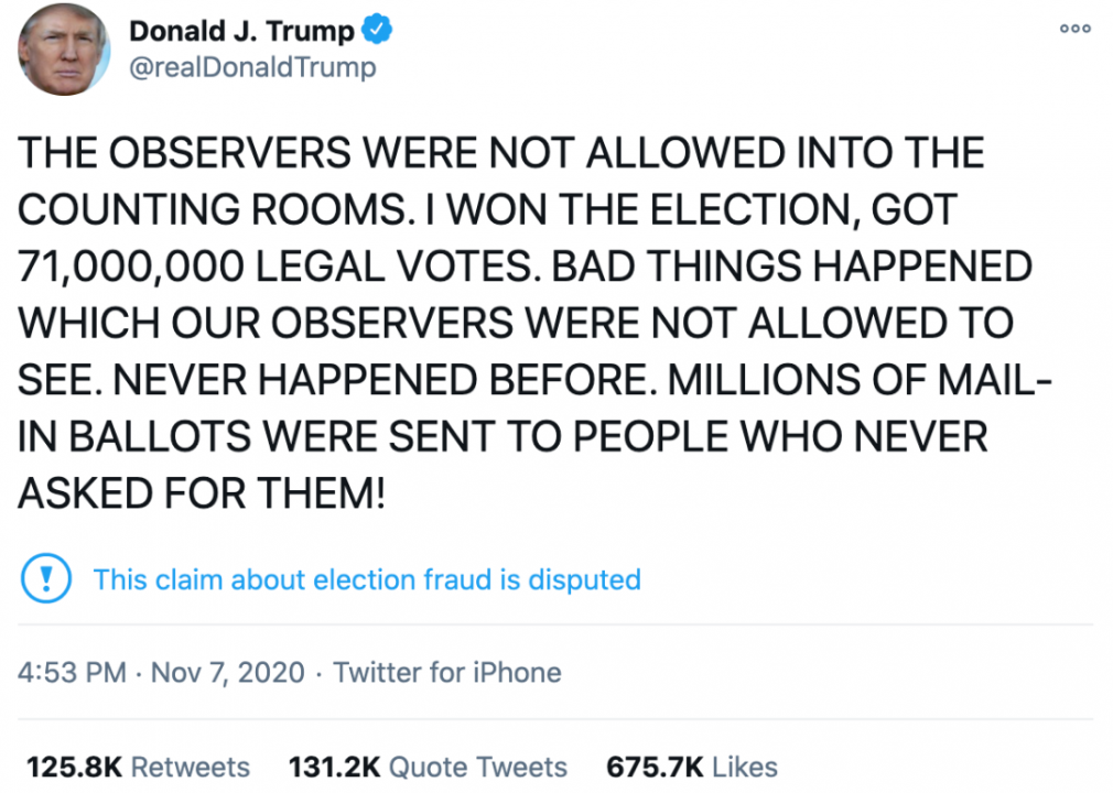 #8. Trump mischaracterizes mail-in ballots